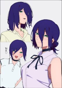 a collage of three different women dressed in black