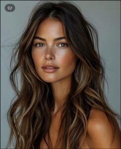 a woman is smiling and posing for a picture