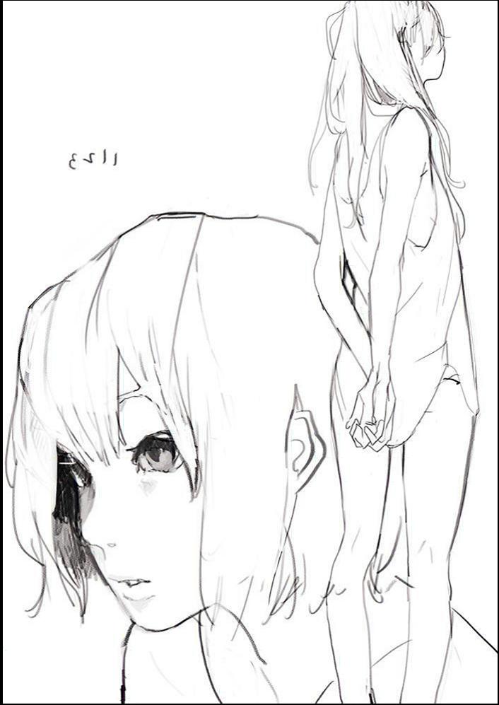 a painting of a woman sitting on a white bench