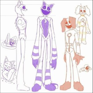 a painting of a group of people on a wall