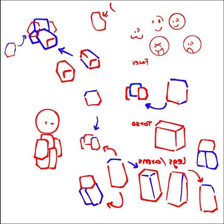 a collage of different colored and numbered kites