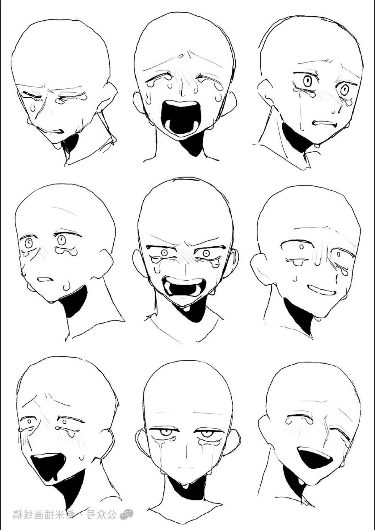 a row of white and black photos with a man in a black hat