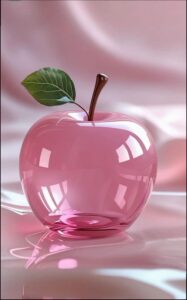 a small flower in a glass vase on a table