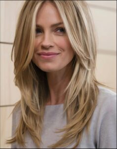 a woman is smiling and posing for a picture