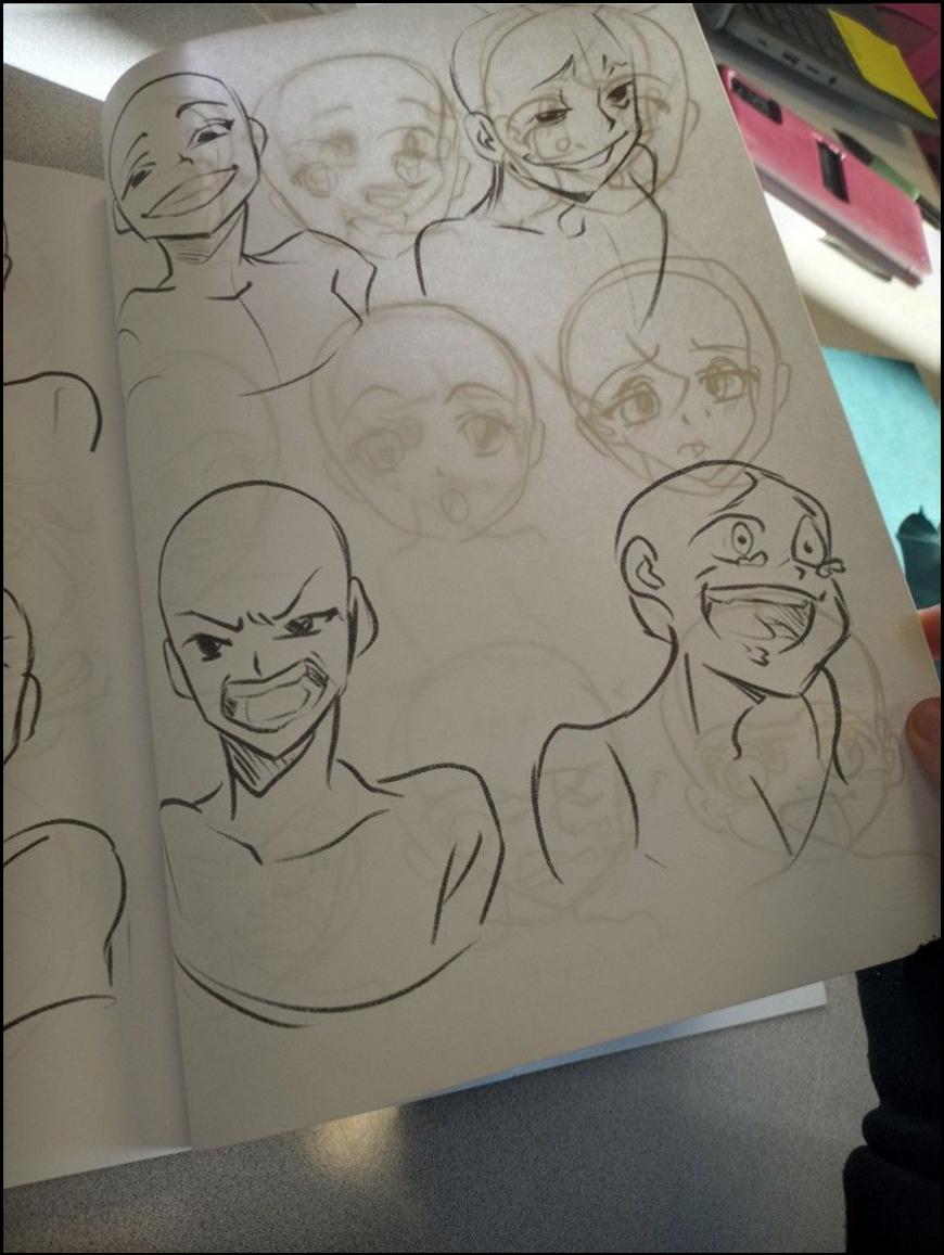 a painting of a person holding a white paper