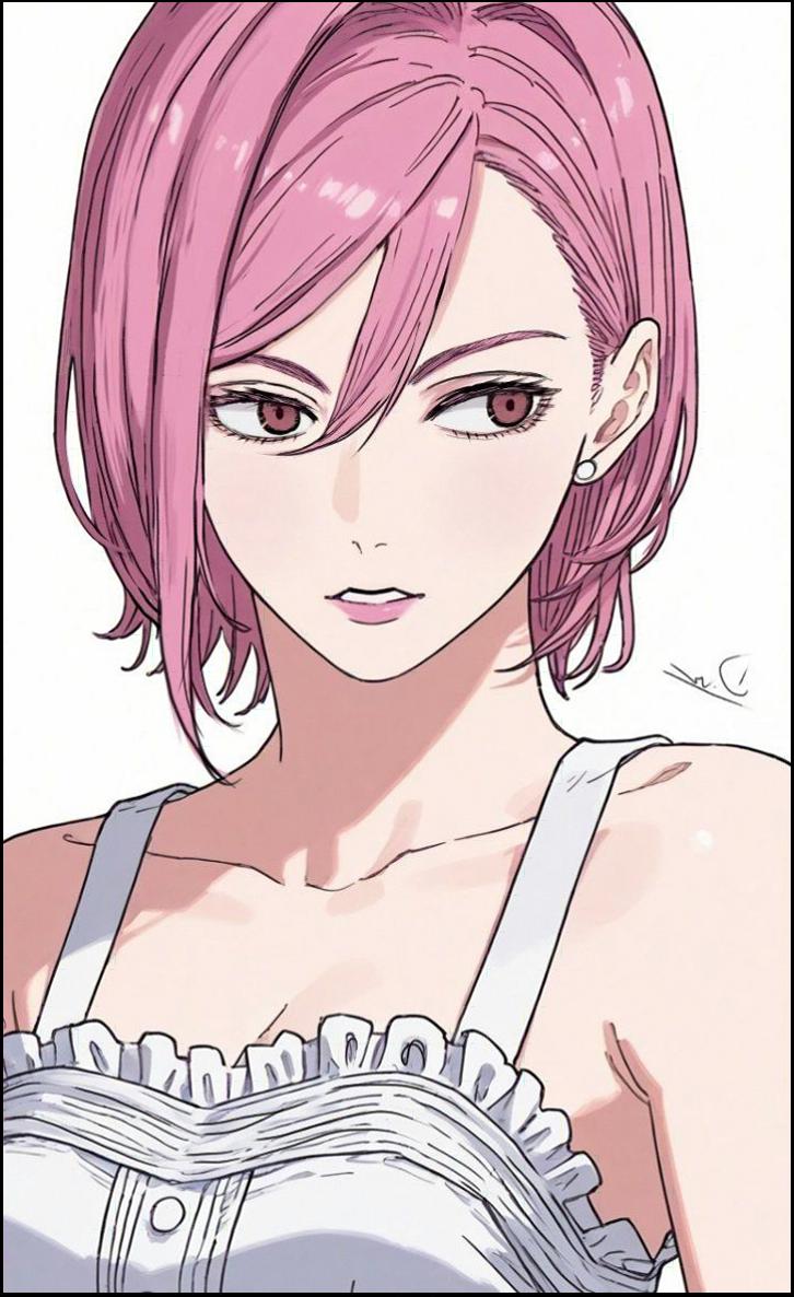 a woman with a red hair and a red neck tie