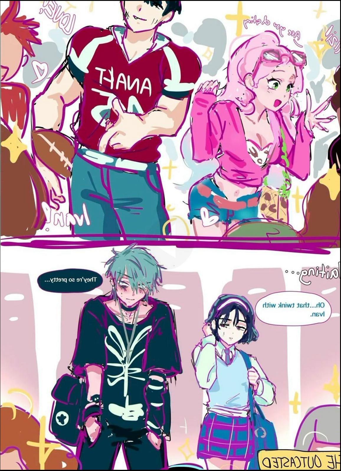 a collage of photos of a woman and a man