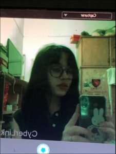 Selfie with CyberLink app