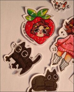 a collage of stuffed animals and a christmas tree