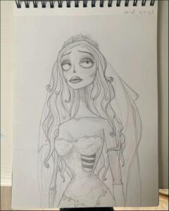 a painting of a woman holding a large white bird