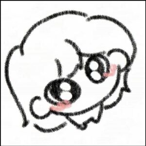 a pair of scissors on a piece of cloth