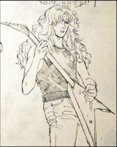 a painting of a man in a suit