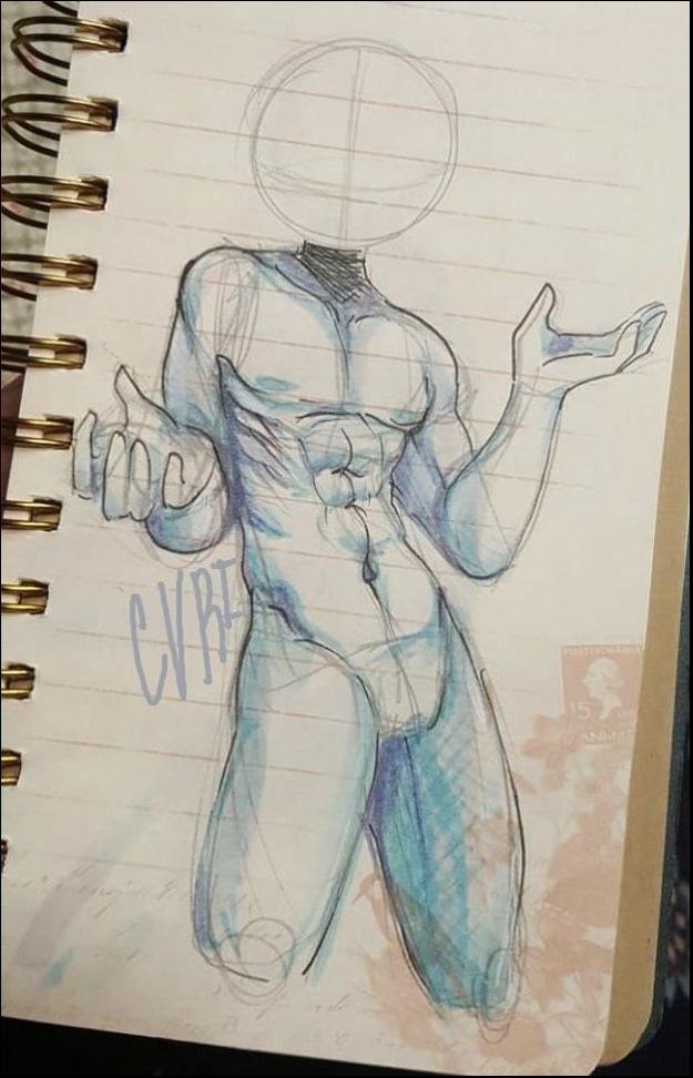 a painting of a man holding a white and black bird