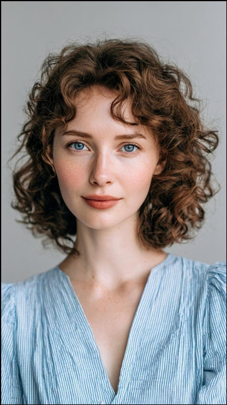 a woman is smiling and posing for a picture