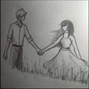 a painting of a woman with a sword