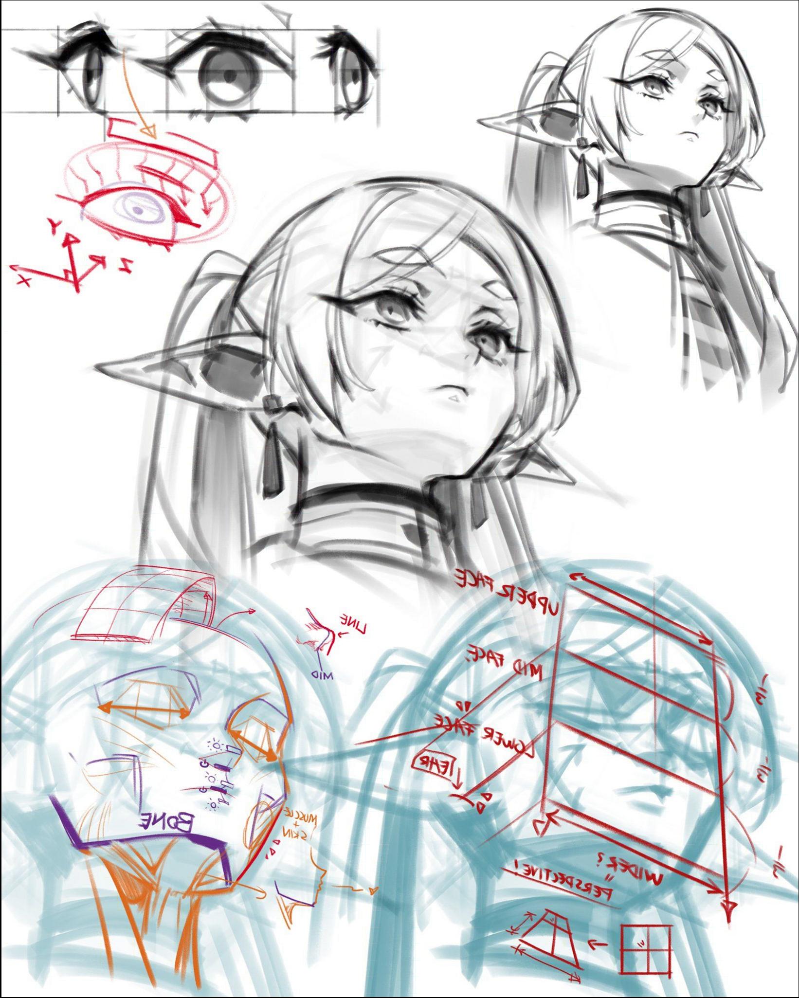 a painting of a woman with a cat on her head