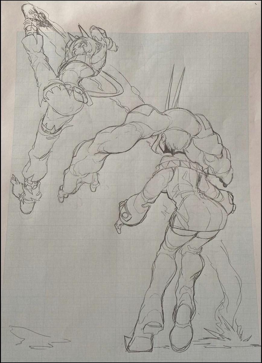 a painting of a group of people on a snowy field