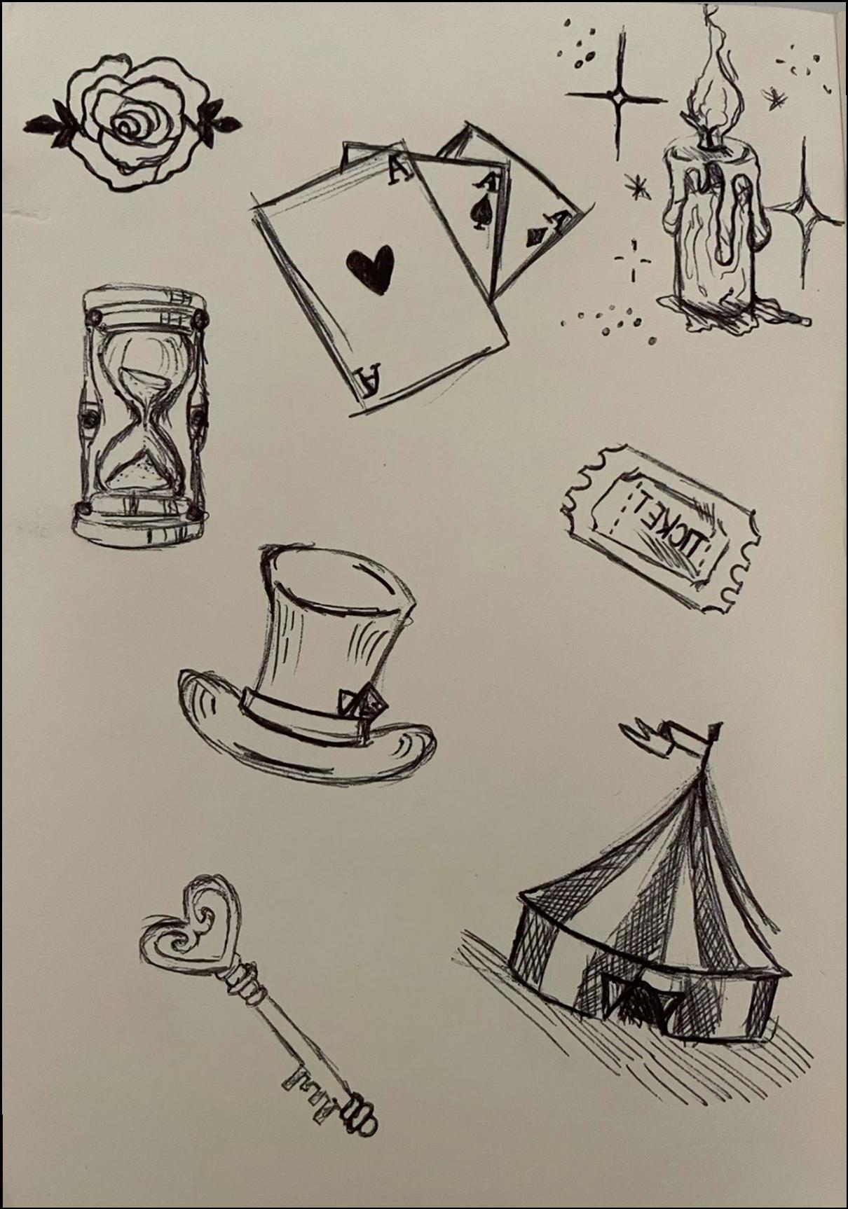 a painting of a man and a woman on a wall