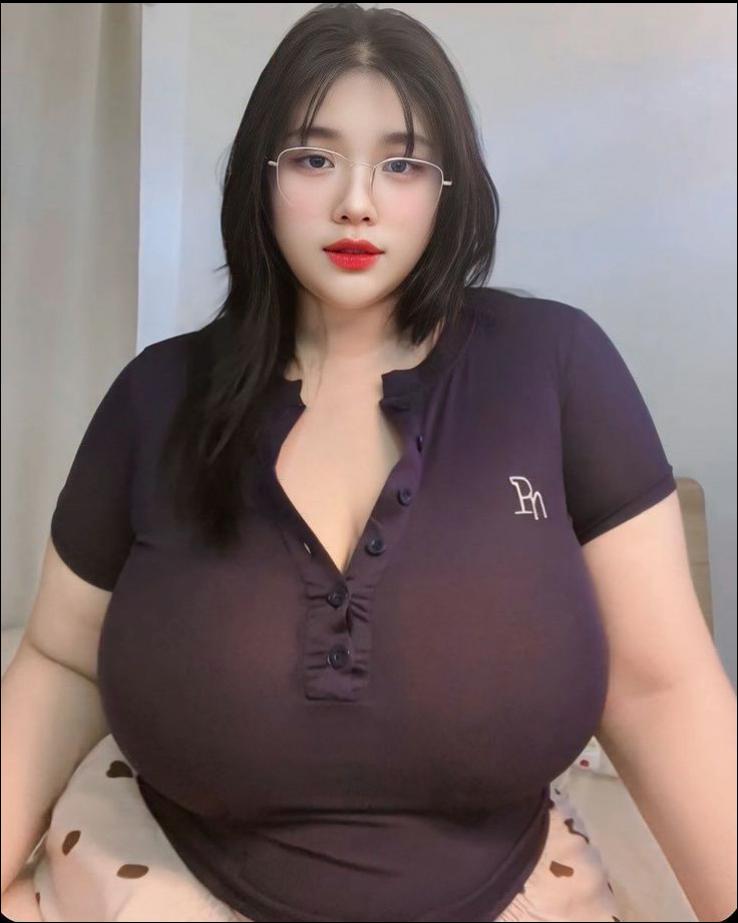 a woman with a red tie sitting on a white chair