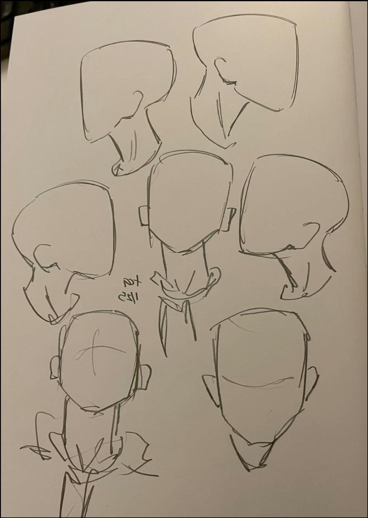 a painting of a group of white and black birds