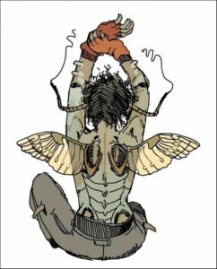 a statue of a man with a hat on