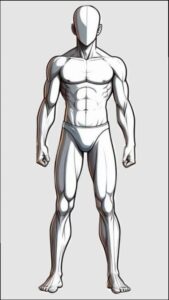 a painting of a man in a suit