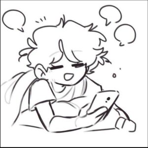 a painting of a woman with a bird on her head