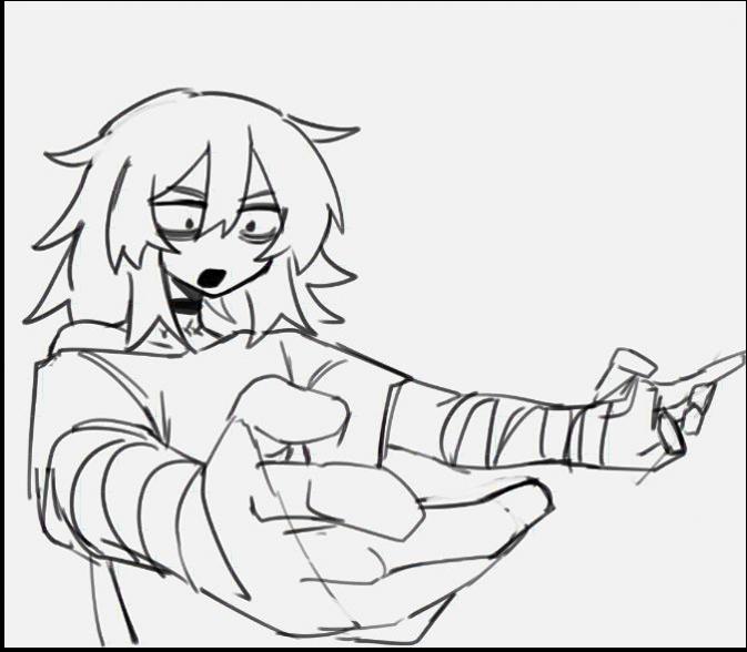 a painting of a woman in a black and white photo