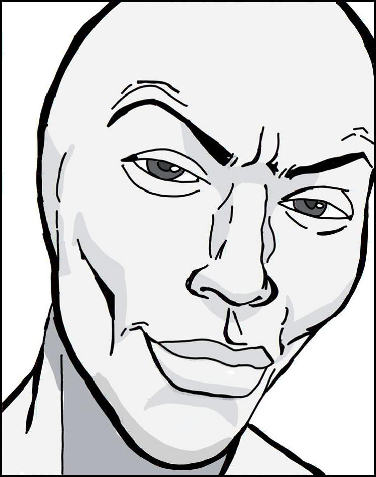 a painting of a person with a cat on a wall