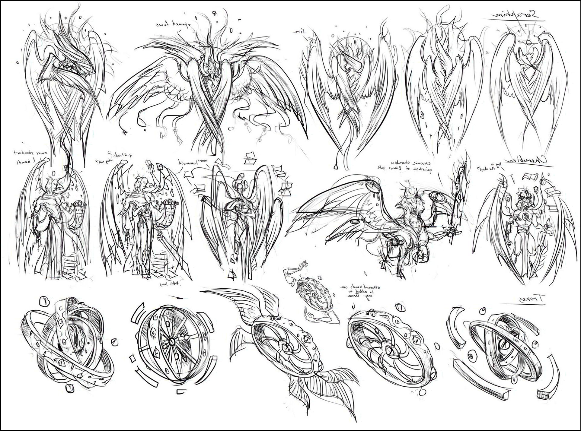 a snowy landscape with a couple of trees