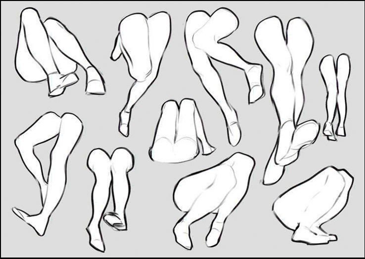 a painting of a group of white and black birds