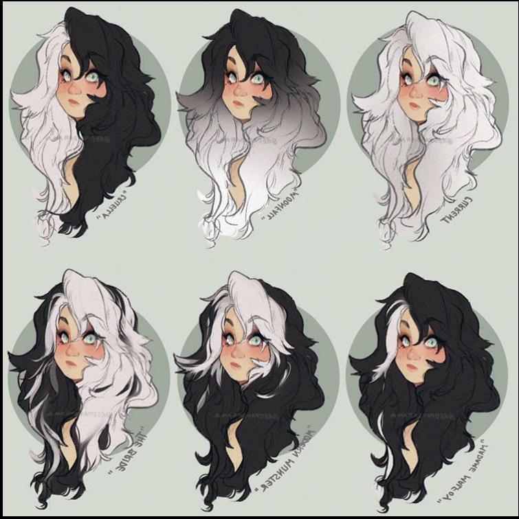 a collage of photos of a woman in a suit