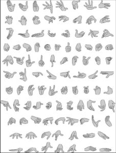 a collage of photos showing a group of people