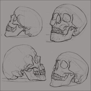 a painting of a man with a hat on