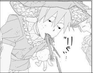 a painting of a woman holding a flower