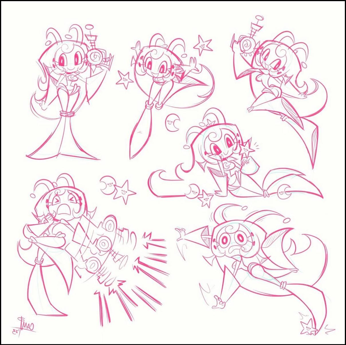 a painting of a painting of a person on a wall