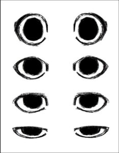 two photographs of a black and white photo of a black and white photo