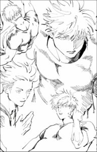 a white and black photo of some white and black stuff