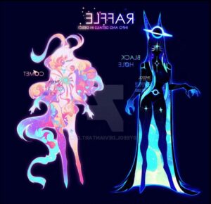 a painting of a bird with a clock on it