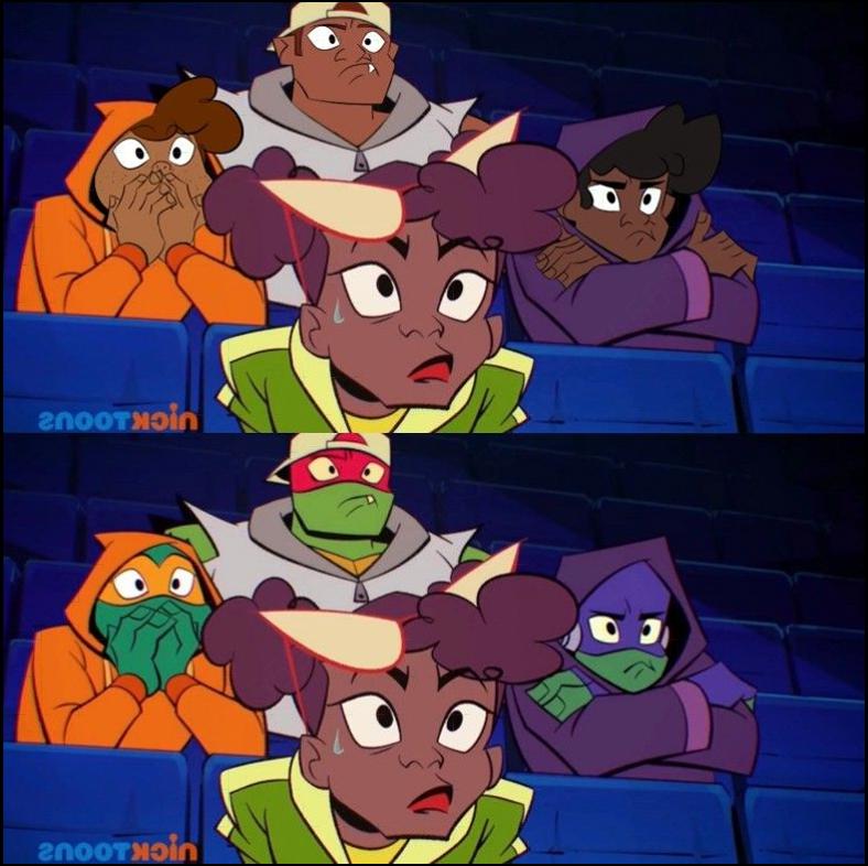 a collage of a collage of a cartoon character