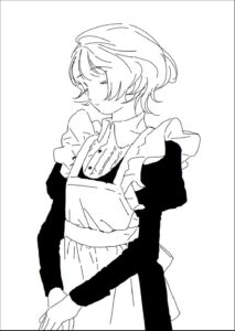 a painting of a man and a woman holding a kite