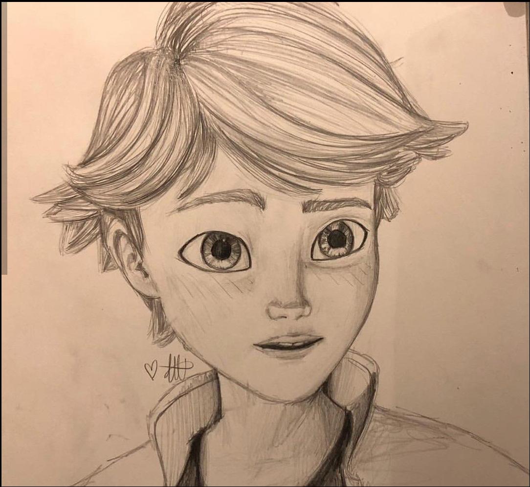 a painting of a woman with a black and white striped shirt