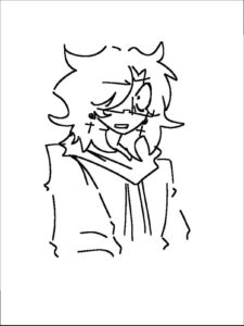 a painting of a bird on a white background