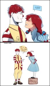 a collage of a woman wearing a red and white striped shirt and a red and white striped