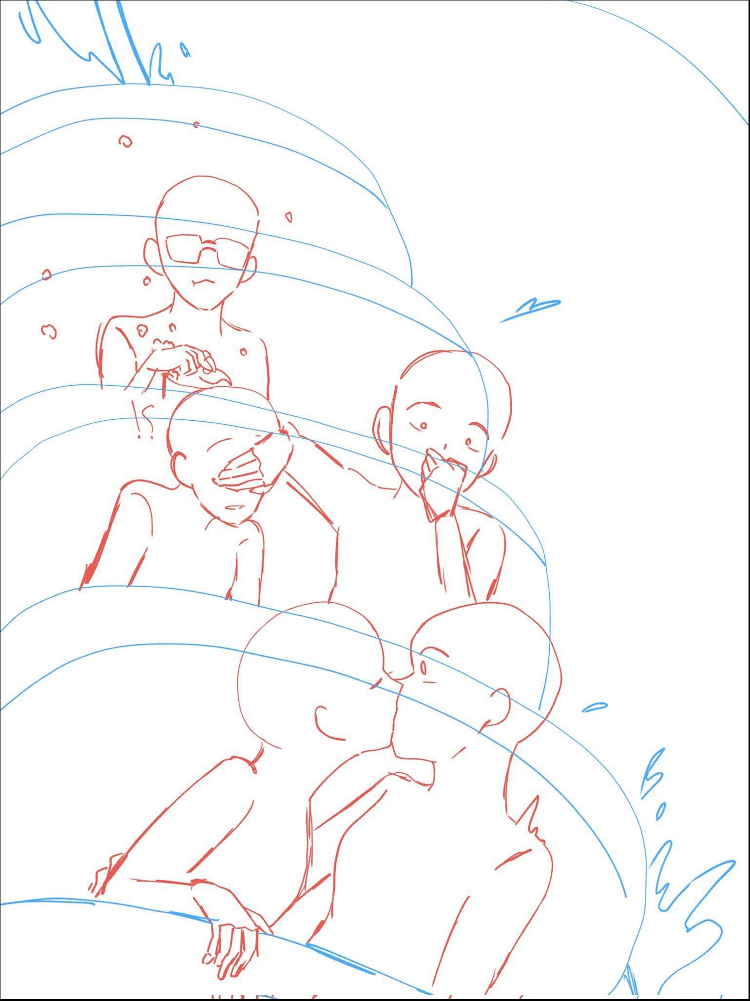 a painting of a man with a hat on