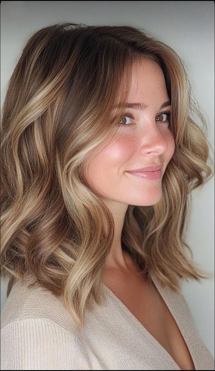 a woman is smiling and posing for a picture