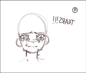 a painting of a person holding a violin