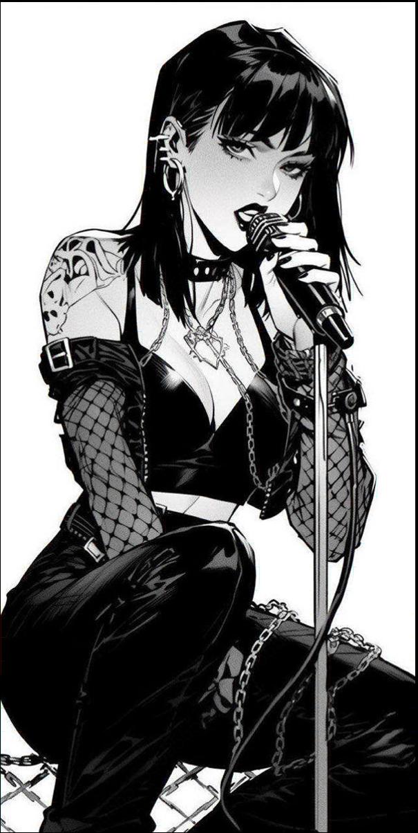 a woman is standing on a ledge with a cell phone