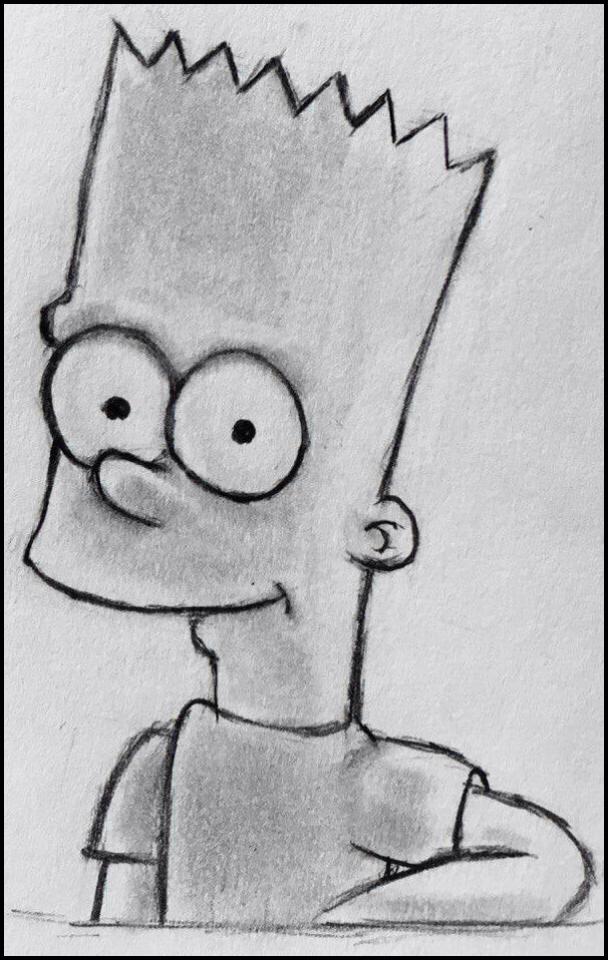 a painting of a white and black teddy bear