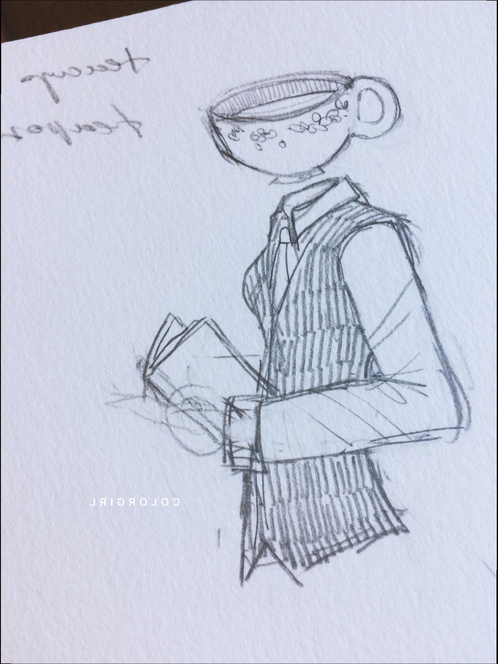 a painting of a woman with a black and white striped shirt